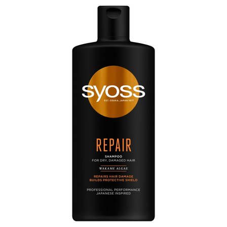 Syoss Repair Szampon do włosów suchych i zniszczonych 440 ml (1)