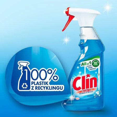 Clin Crystal Płyn do mycia powierzchni szklanych 500 ml (3)