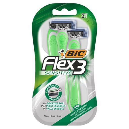 BIC Flex 3 Sensitive 3-ostrzowa maszynka do golenia 3 sztuki (1)