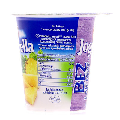 Zott Jogobella Bez laktozy Jogurt owocowy Classic 150 g (7)