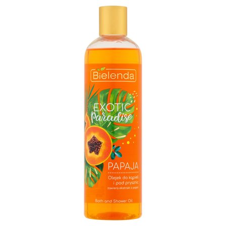 Bielenda Exotic Paradise Olejek do kąpieli i pod prysznic papaja 400 ml (1)