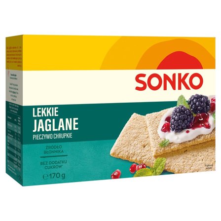 Sonko Pieczywo chrupkie Lekkie jaglane 170 g (1)