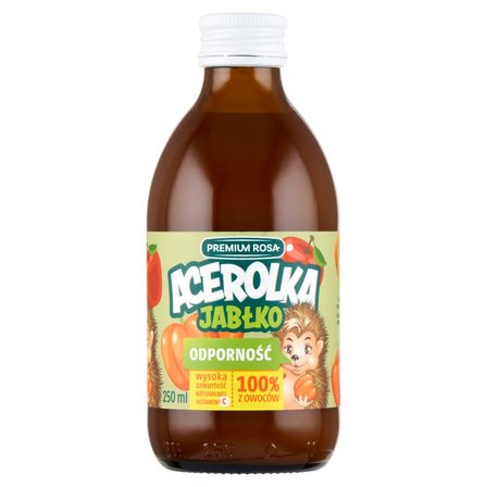 Premium Rosa Acerolka Sok owocowy jabłko odporność 250 ml (1)