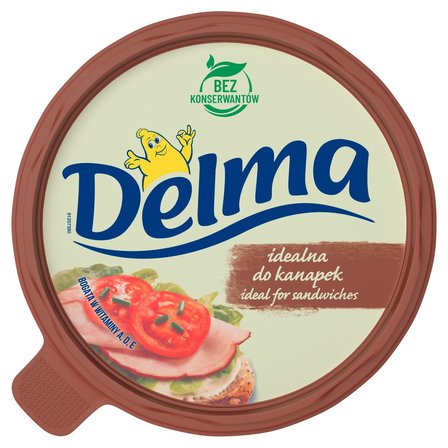 Delma Margaryna półtłusta o smaku masła 250 g (1)