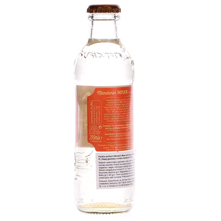 Franklin tonic  napój gazowany o smaku mandarynki i imbiru  200ml (5)