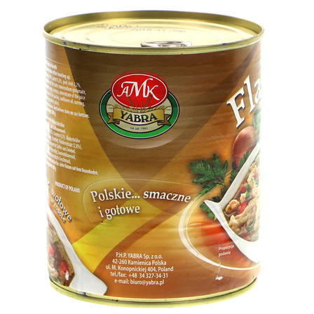 YABRA FLAKI WOŁOWE W ROSOLE 800G (9)