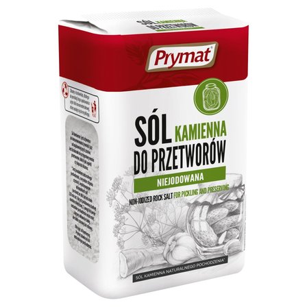 Prymat Sól kamienna do przetworów niejodowana 1 kg (1)