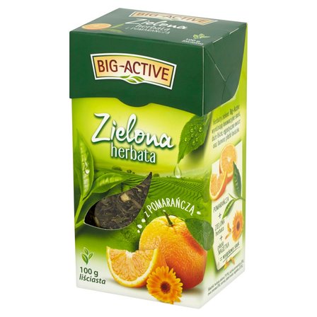 Big-Active Zielona herbata z pomarańczą liściasta 100 g (1)