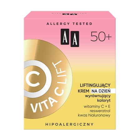 AA Vita C Lift 50+ liftingujący krem na dzień wyrównujący koloryt 50 ml (4)