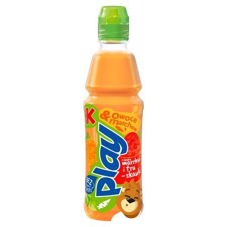 Kubuś Play! Marchewka & Owoce Napój jabłko marchew truskawka limonka 400 ml (1)