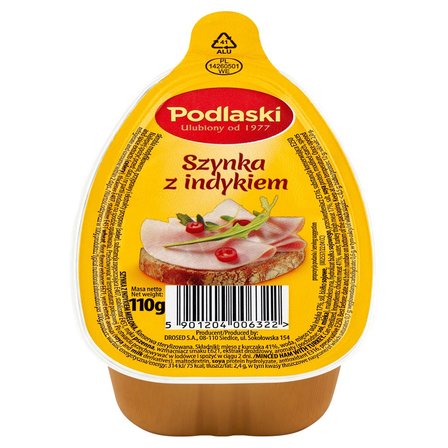 Podlaski Szynka z indykiem 110 g (2)