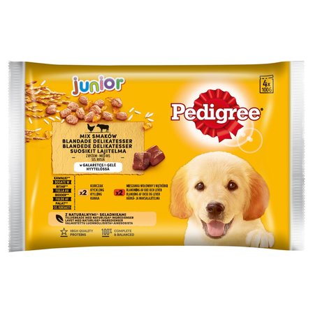 Pedigree Vital Protection Junior Karma pełnoporcjowa w galaretce 400 g (4 x 100 g) (1)