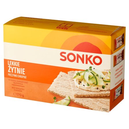 Sonko Pieczywo chrupkie lekkie żytnie 170 g (2)