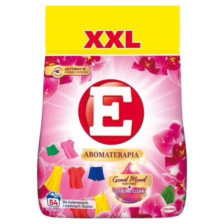 E Aromaterapia XXL Proszek do prania do kolorowych i ciemnych tkanin orchidea 2,97 kg (54 prania) (1)