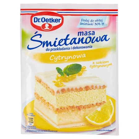 Dr. Oetker Masa śmietanowa cytrynowa 70 g (1)