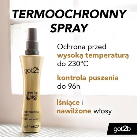 got2b Guardian Angel Spray chroniący przed gorącym powietrzem suszarki 200 ml (4)