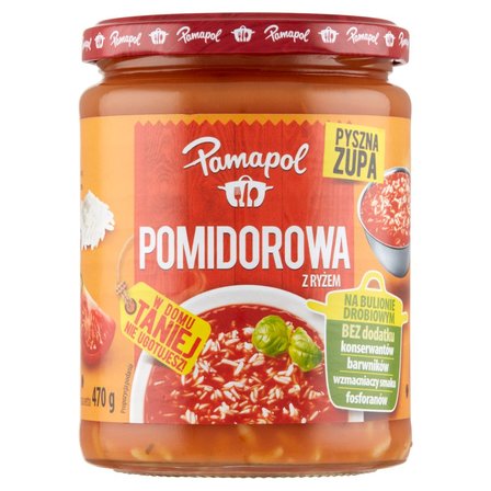 Pamapol Pomidorowa z ryżem 470 g (1)