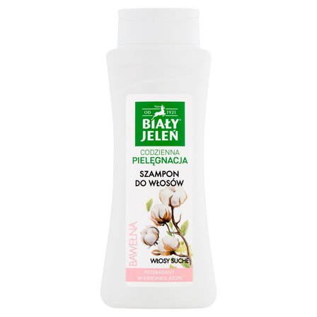 Biały Jeleń Szampon do włosów bawełna 300 ml (1)