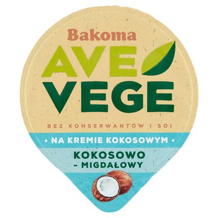 Bakoma Ave Vege Deser na kremie kokosowym kokosowo-migdałowy 150 g (1)