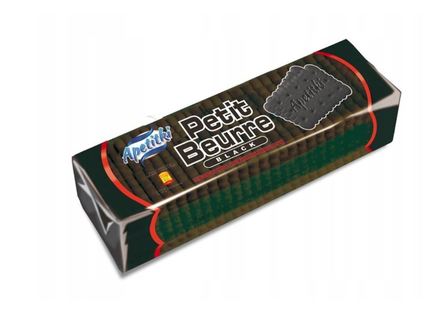 Apetitki Herbatniki czarne Petit Beurre Black 200 g (1)