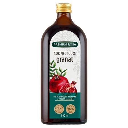 Premium Rosa Sok NFC 100 % granat 500 ml (1)