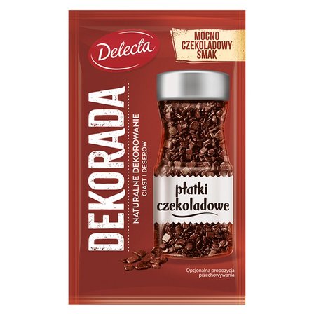 Delecta Dekorada Płatki czekoladowe 40 g (1)