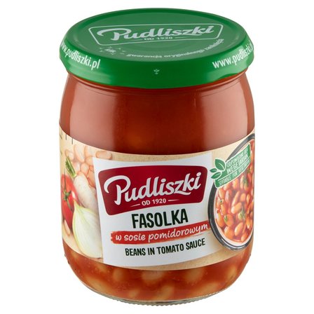 Pudliszki Fasolka w sosie pomidorowym 500 g (2)