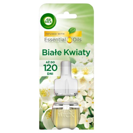 Air Wick Essential Oils Wkład do elektrycznego odświeżacza białe kwiaty 19 ml (2)