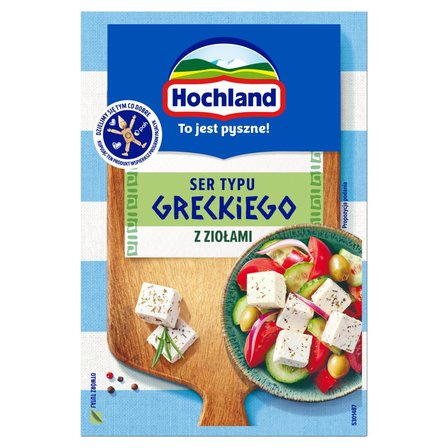 Hochland Sałatkowy ser typu greckiego z ziołami 150 g (1)