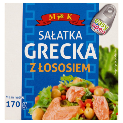 MK Sałatka grecka z łososiem 170 g (1)