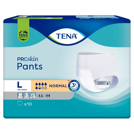 TENA ProSkin Pants Normal Wyrób medyczny majtki chłonne L 10 sztuk (1)