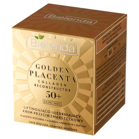 Bielenda Golden Placenta 50+ Liftingująco-ujędrniający krem przeciwzmarszczkowy 50 ml (2)