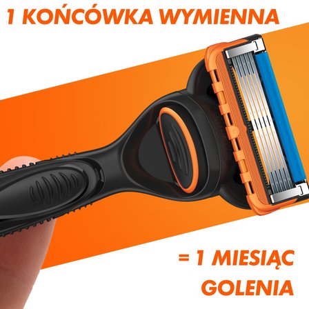 Gillette Fusion5 Power Ostrza wymienne do maszynki do golenia dla mężczyzn, 4 ostrza wymienne (4)