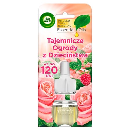 Air Wick Essential Oils Wkład do elektrycznego odświeżacza tajemnicze ogrody z dzieciństwa 19 ml (2)