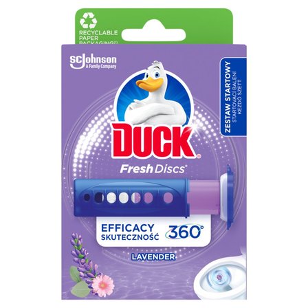 Duck Fresh Discs Lavender Żelowy krążek do toalety 36 ml (1)