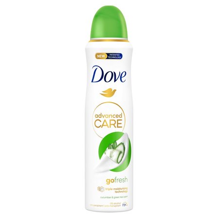 Dove Advanced Care Cucumber & Green Tea Scent Antyperspirant w aerozolu 150 ml (1)