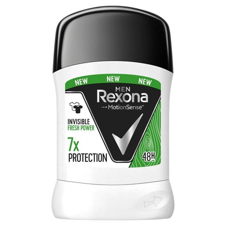 Rexona Men Invisible Fresh Power Antyperspirant w sztyfcie dla mężczyzn 50 ml (1)