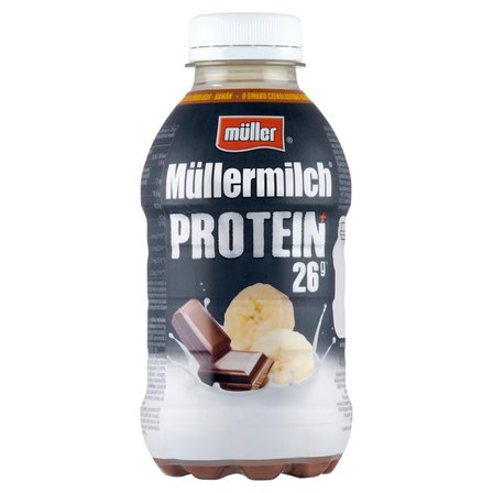 Müller Müllermilch Protein Napój mleczny o smaku czekoladowo-bananowym 400 g (1)