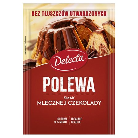 Delecta Polewa smak mlecznej czekolady 100 g (1)