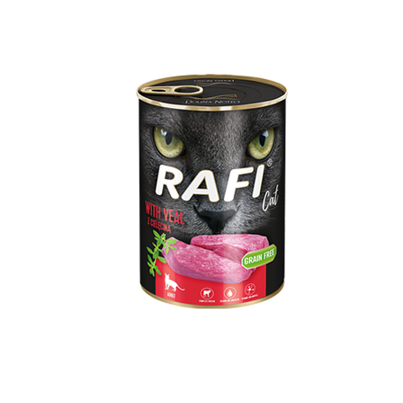 Rafi Cat Adult mokra karma dla kota z cielęciną 400 g (1)