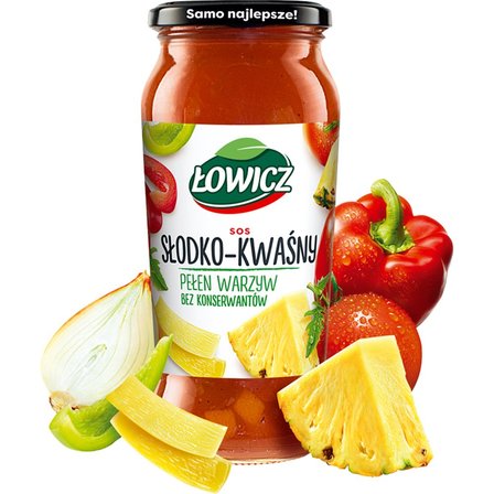 Łowicz Sos słodko-kwaśny 500 g (2)