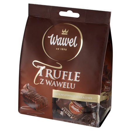 Wawel Trufle z Wawelu Cukierki kakaowe o smaku rumowym w czekoladzie 245 g (2)