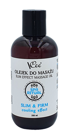 VCEE Olejek do masażu - SLIM & FIRM cooling effect 200 ml (1)