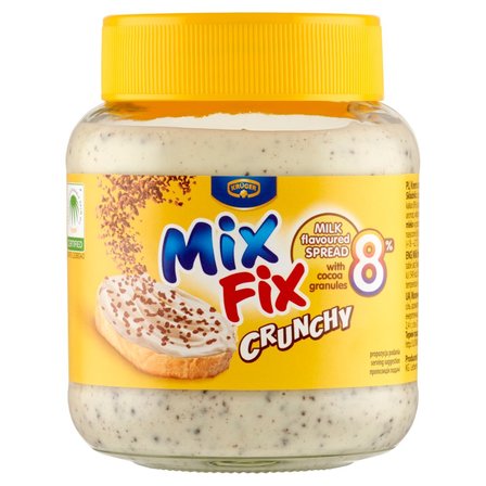 Krüger MixFix Crunchy Krem o smaku mlecznym z kakaowymi granulkami 350 g (1)