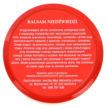 HERBAMEDICUS BALSAM NIEDŻWIEDZI 250ML (2)