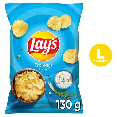 Lay's Chipsy ziemniaczane o smaku śmietankowego serka z ziołami 130 g (2)