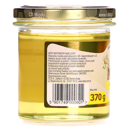 Miód nektarowy akacjowy 370g (9)