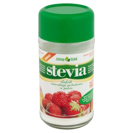 Zielony listek Stevia Słodzik naturalnego pochodzenia w pudrze 150 g (2)