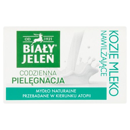 Biały Jeleń Mydło naturalne kozie mleko nawilżające 100 g (1)