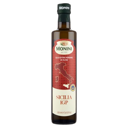 Monini Sicilia Oliwa z oliwek najwyższej jakości z pierwszego tłoczenia 500 ml (1)